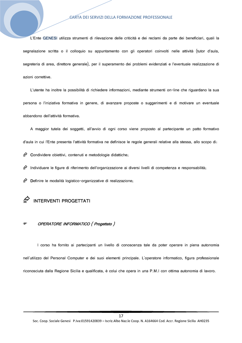 Carta Servizi pag.17